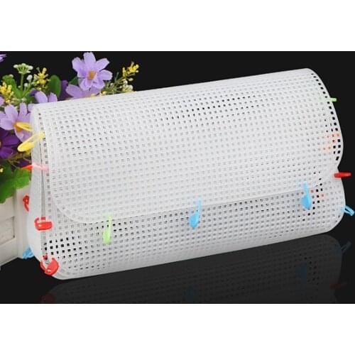 Sewing Latch Hook Bags Handcraft DIY Thread Hook Hook Bags Plastic Mesh Cloth Bag Rug