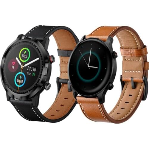 Genuine Leather Strap For Haylou RT LS05S RS3 LS04 Smart Watch Band For Haylou Solar LS02 LS05 Replacement Bracelet Accessories