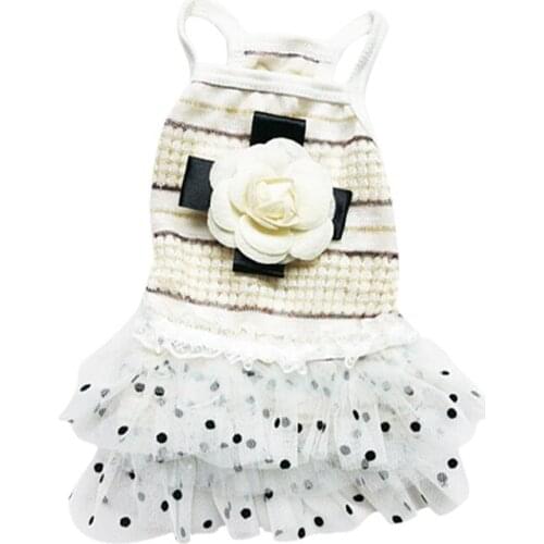Retail New Coming Sex Appeal Style Pet Dogs Lace Sling Dress New Clothing For Dog Small Puppy Dogs Coat