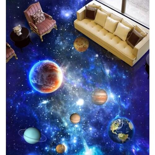Self-adhesive 3D tile stickers floor sticker living room lobby coffee shop hotel bedroom ceiling waterproof stickers starry sky