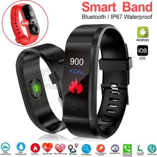 Heart Rate Monitoring Step Count Smart Bracelet Sport Smart Watch Blood Pressure Fitness Tracker Smart Wristband