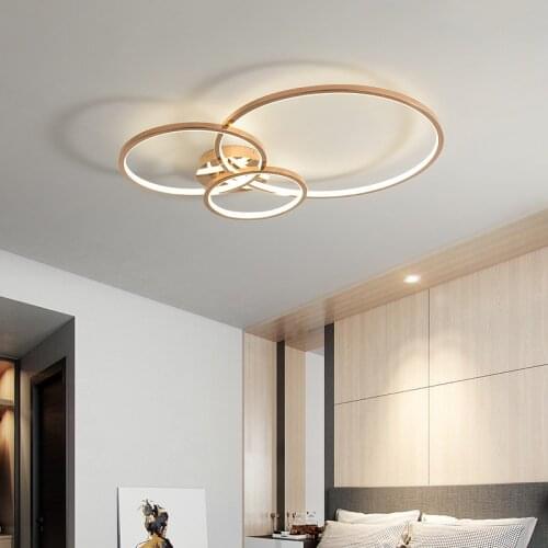 LED Ceiling Light Dining Living Room Modern Stainless Steel Round Rings Panel Lamp Simple Study Bedroom Kitchen Luxury Fixture
