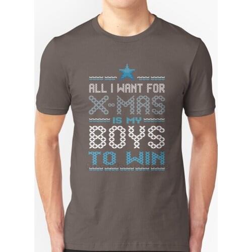All I Want For Xmas Is My Boys To Win Texas Team T Shirt New Summer Lovely Design Hip Hop T-Shirt Tops Texas Dallas Houston San