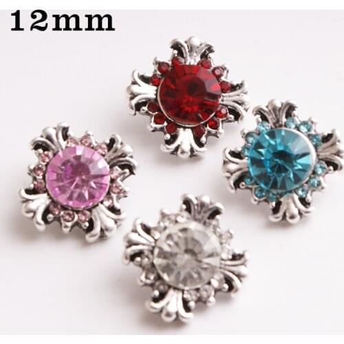 XH3561 12mm cross Metal Snap button jewelry