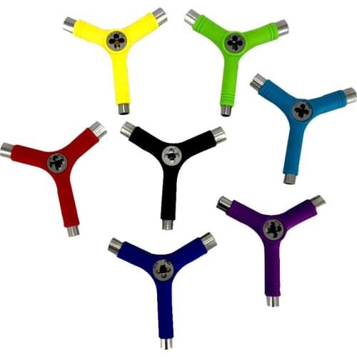 Skateboard Y-type Wrench Multi-functional Skateboard Y-wrench Small Fish Plate Long Plate Y-wrench Skateboard Tool