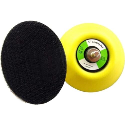 2pcs Professional Adhesive Backing Wheel Pad 75mm Polishing Buffing Plate Disc For Powwer Grinder Sander Tool Accessories