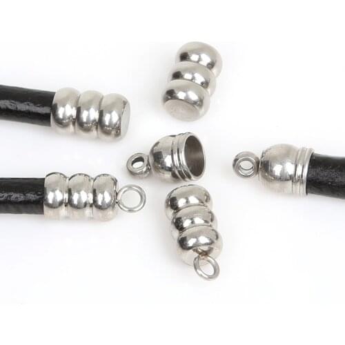 DIY Decorations Material Accessories Stainless Steel Bell Bracelet Necklace Interface Accessories 10 PCs/Bag wholesale