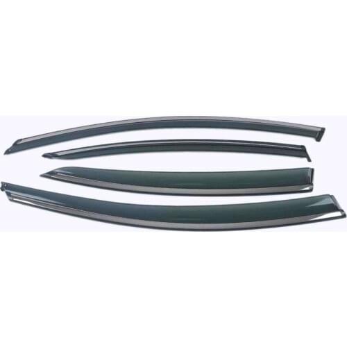 Car Styling 4 Pieces Rain Guards Side Window Visor Cover Trim For Mazda 3 Axela Mazda3 2019-2021