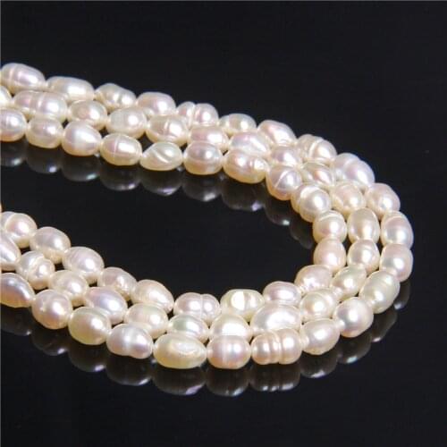 4-4.5mm White Irregular Real Natural Baroque Pearls Beads Loose Beads for women Jewelry Making Bracelet earring Necklace pearls