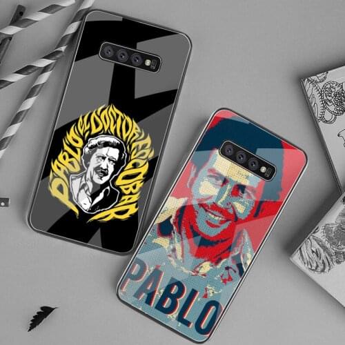 Narcos TV Series Pablo Escobar Phone Case Tempered Glass For Samsung S20 Plus S7 S8 S9 S10 Plus Note 8 9 10 Plus
