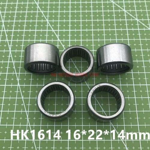2021 New Limited Needle Bearings Hk1614 ( 10 Pcs ) Drawn Cup Roller Bearing Type 16 X 22x 14mm Free Shipping High Quality