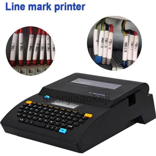 Cable ID Printer+Can Connect PC Electronic Lettering Machine PVC Tube Printer Wire Mark Machine LK-320P/LK-320 Line mark printer
