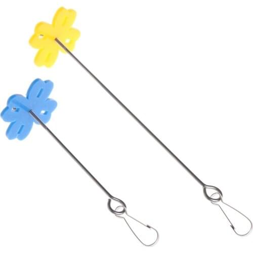 Parrot Fruit Fork Feeding Birds Hang Cage Stainless Steel Parakeet Skewer 2 Size E8BD