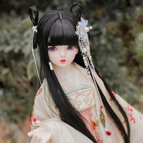 1/3 1/4 1/6 Bjd Wig High Temperature Antiquity Hairs SD DD MDD For Doll Accessories