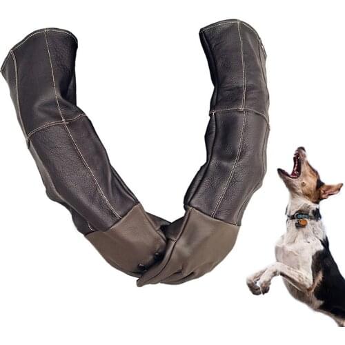 Pet Handling Gloves Strengthened Leather Anti Bite Protective Gloves Pets Grasping Protective Safety Gloves For Catch Cats Dogs