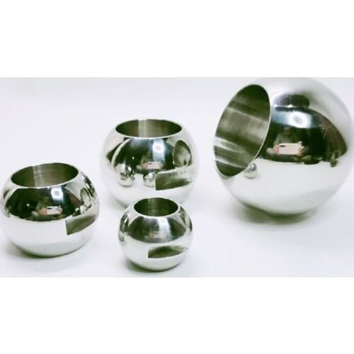 Stainless steel 304 ball valve straight ball core floating ball solid hollow ball inner circle sealing ball