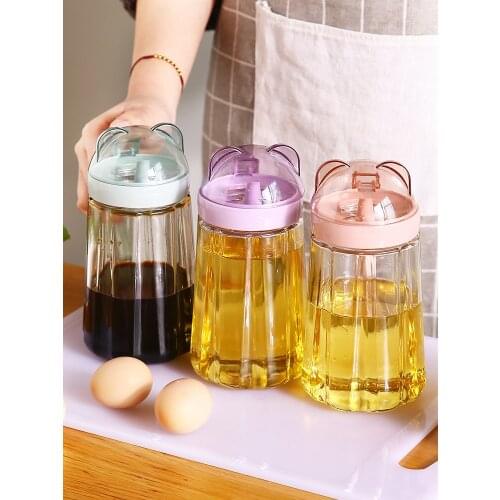 Glass Oil-Bottle Seasoning Bottle Vinegar Kitchen Accessories Soy-Bottle Spice Jar Spice Storage Cooking Tools Spice Container