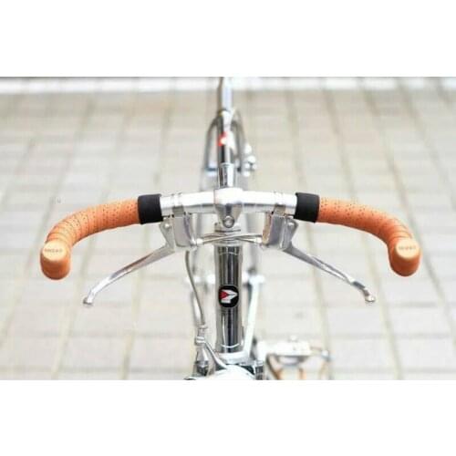Road bike brake Lever D Road Handlebar Bent Bar Brake Lever Silver Black City Vintage Bicycle LFixed Gear Bike Brake Handle Part