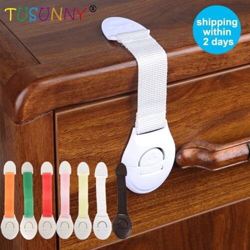 TUSUNNY 10Pcs/Lot Protection Against Children Locking Doors For Childrens Safety Kids baby Safety lock