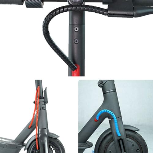 1M Line Organizer Pipe Protection Spiral Wrap Winding Cable Wire Protector Cover Tube for XIAOMI M365/PRO Electric Scooters
