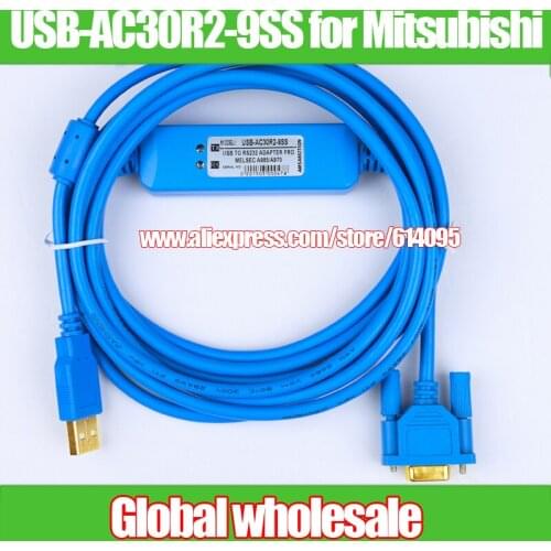 1pcs Data Programming Cable USB-AC30R2-9SS Adapter for Mitsubishi A970 / 985GOT Touch Panel / USB TP RS232 ADAPTER FOR MELSEC