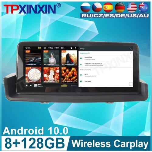 128G For BMW 3 Series E90 E91 E92 E93 2005-2012 Android 10 Car Tape Recorder Multimedia Player GPS Navigation 10.25'' HD Screen