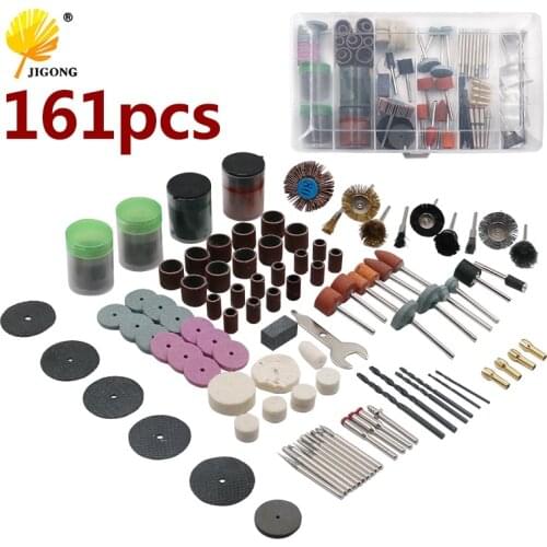 161Pcs Bit ,Set High Quanlity With ABox Suit Mini Drill Rotary, Tool Fit Dremel Grinding Accessories