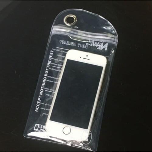 2PCS PVC Clear Transparent Waterproof Bag Case Mobile Phone Cover Swimming Beach Pouch universal For iphone