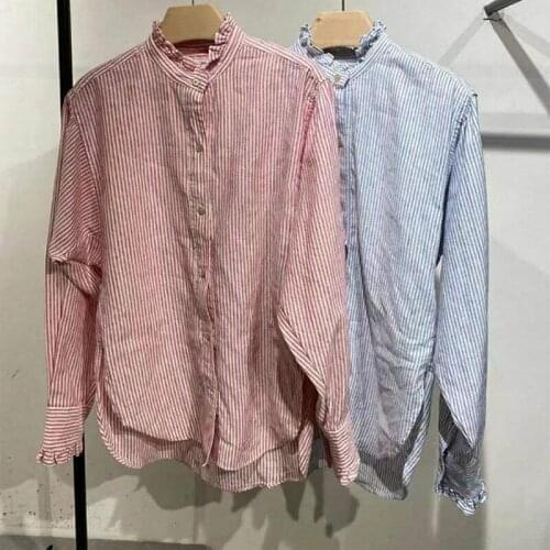 Женские рубашки в полоску ANGLIU China At AliExpress