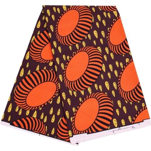 Ankara African Print Fabric Guaranteed Real Wax Tissu 100% Cotton High Quality Sewing Material For Party Dress Crafts DIY Pagne