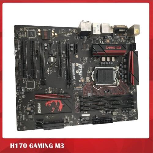 GAMING Motherboard For Msi H170 GAMING M3 LGA 1151 H170 DDR4 Card Delivery After 100% Testing Before Shipment