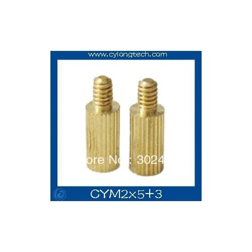 Free shipping M2*5+3mm cctv camera isolation column 100pcs/lot Monitoring Copper Cylinder Round Screw