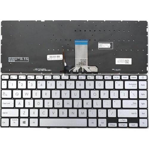 New For Asus ZenBook UX434 UX434F UX434FA UX434FL UX434FL-DB77 UX434FL-UB76T UX434FLC UX434FLC-XH77 Laptop Keyboard US Backlit