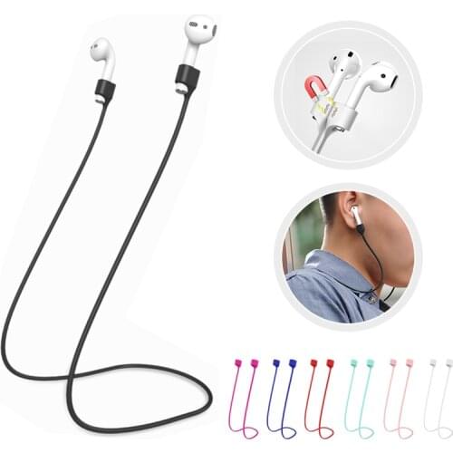 Magnetic Earphone Strap For Airpods Pro Anti Lost Strap Magnetic String Rope For Airpods Bluetooth Earphones Silicone Cable Cord