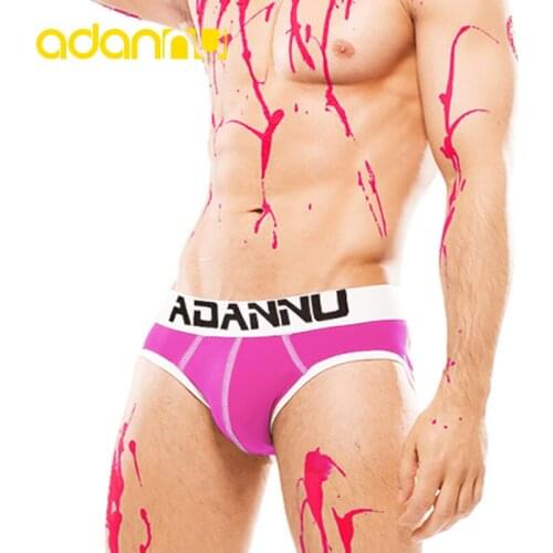 Hot Sale Men Underwear Low Waist Men Briefs Cotton U Convex Sexy Underpants Comfortable Cueca Tanga Hombre