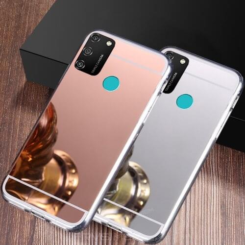 Soft Luxury Case for Honor 9A 8S 8A Prime 9 10 20 Lite 10i 20s 8C 8X 7A 7S 7C Pro 7X 30 30s 30i Plating Soft Mirror Cover