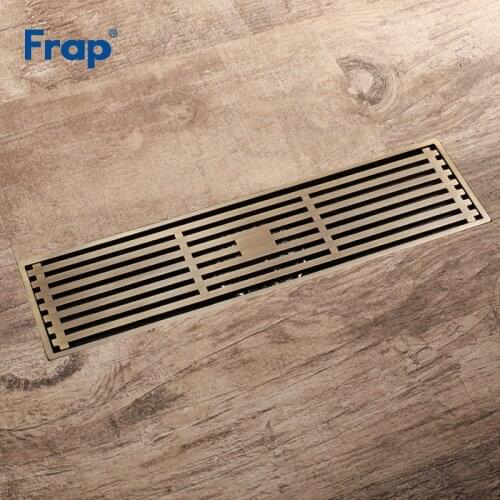 Frap New Drains Drainer Bathroom Floor Drain Waste Grate Shower Drainer Kitchen Home Floor Drain 30*8.2cm Accessories Y38073