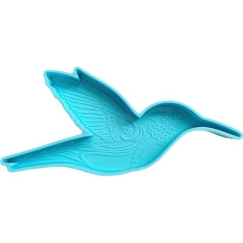 Birds Shaped Coaster Epoxy Resin Mold Cup Mat Silicone Mould DIY Crafts Home Decorations Casting Tool