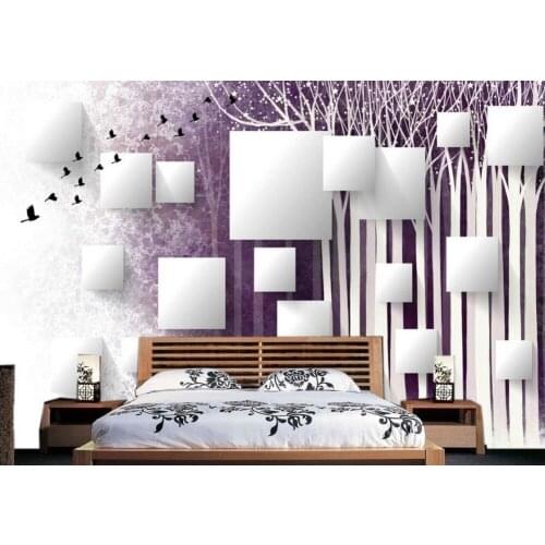 Custom photo wallpaper Abstract bird woods 3d wallpaper modern for living room murals Non woven wallpaper