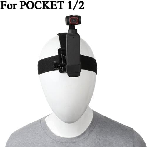 Headband Head Strap Belt Mount with Case Frame Accessory Compatible with DJI OSMO POCKET 1/2 Action Sports Camera Holder