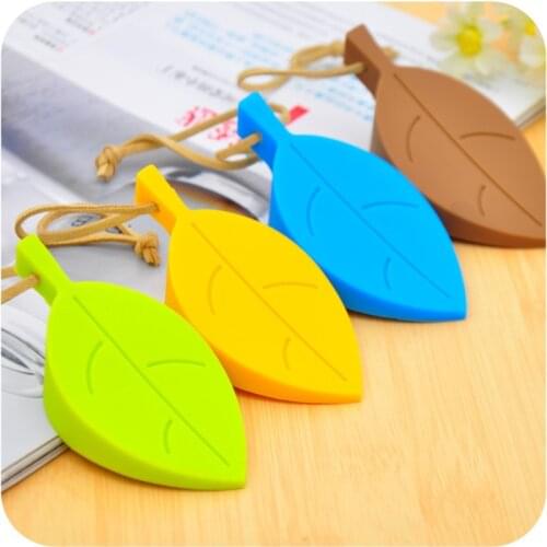 Anti-pinch Safety Baby Silicone Door Stop Security Card Home Decor Hanging Door Stopper Cute Cartoon Leaf Style Shockproof