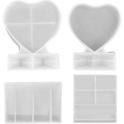 Photo Frame Heart Shape Silicone Epoxy Molds for DIY Casting Home Decoration DIY Crafts and Handmade Gifts