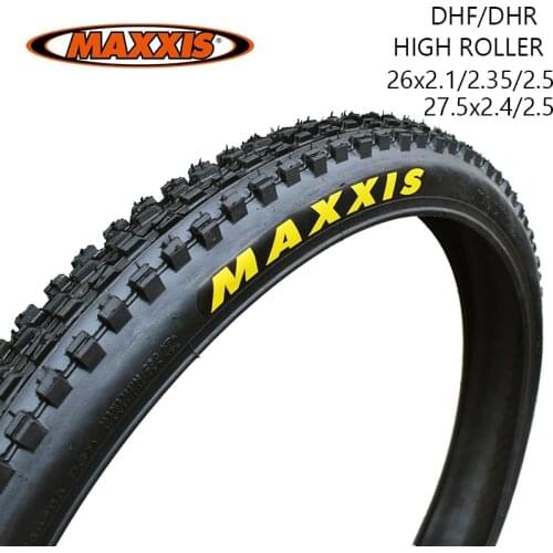 1pc MAXXIS 26 HIGH ROLLER/DHF Bicycle Tire 26*2.35 DH AM Enduro FR Supertacky 26er MTB Mountain Bike Tires Bike Parts