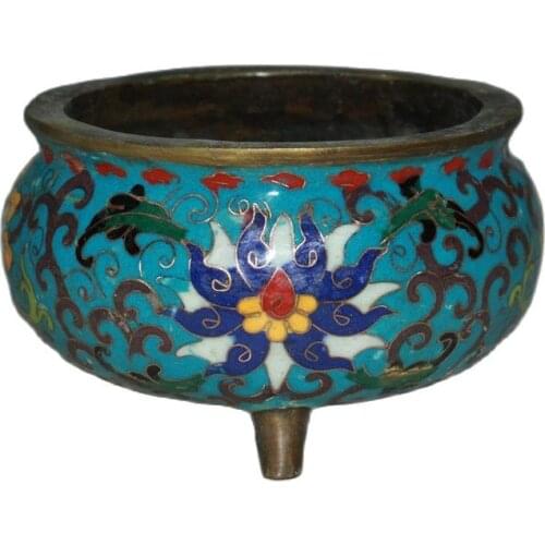 Collect brass Cloisonne (censer) ornaments