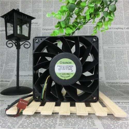 120*120*38 12cm PSD1212PMBX 12V 36W 4 wire PWM server cooling fan