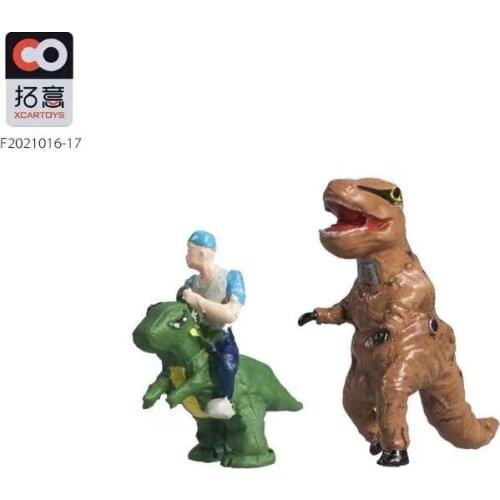 Xcartoys 1/64 Inflatable Dinasours Diorama Figures