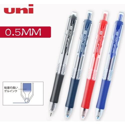 0.5mm 6 Pcs/lot Mitsubishi Uniball UMN-152 Signo Gel Pen Black/Blue/Red/Blue Black Easy Hold Writing Supplies