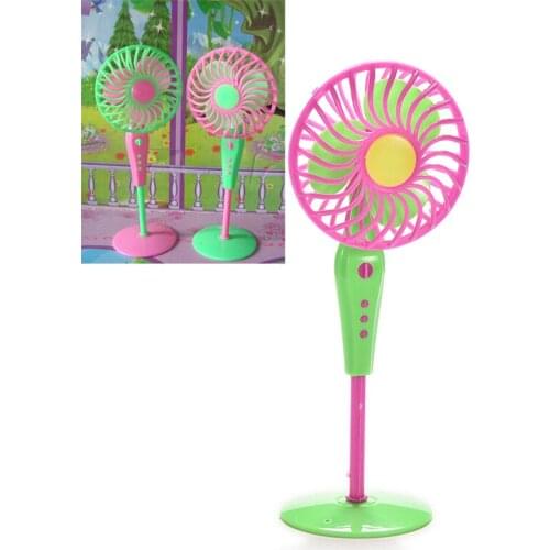 1Pcs Doll Accessories Baby Toys Mechanical Fan Doll Furniture For Dolls Home & Garden Best Gift Hot Sale