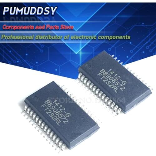5PCS FT232RL FT232R FT232 SSOP28 USB FS SERIAL UART NEW SSOP28 serial chips imported In Stock IC