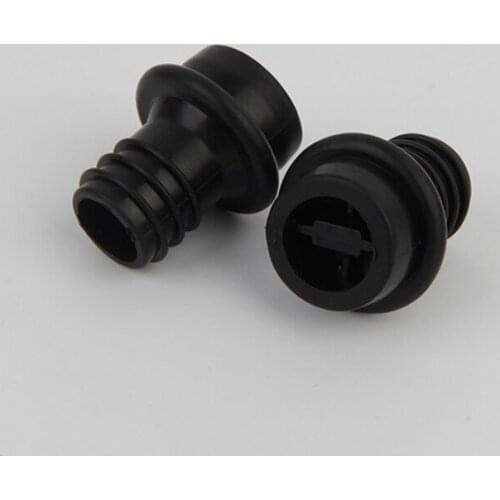 5PCs/Set Creative Black Wine Stopper Silicone Wine Cork Stopper Plug Cover Bottle Caps Bottle Stopper Wine Pourer Stoppers